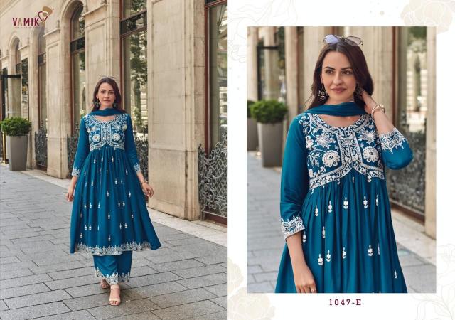 VamikaTM lakhnavi vol 8 gold readymade kurtis wholesale in chennai  - wholesale export